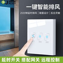 JPLIOT Junpeng intelligent delay switch 220v household toilet exhaust fan exchangeable fan timing remote control switch