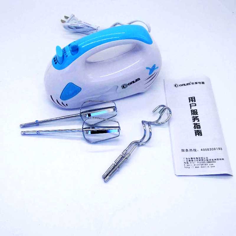 Dongling eggbeater HM-01 hộ gia đình nhỏ cầm tay đập trứng đập kem 5 file đập trứng công suất thấp - Máy trộn điện máy đánh trứng giá rẻ tốt