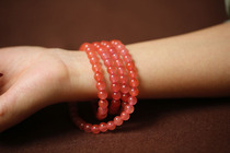 Natural Sichuan Liangshannan Red  meat-filled cherry red bracelet