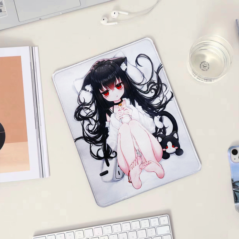 [Xing Ye] Small Mouse Pad, Bottle Awakening, Drowsy Cat Food, Anime Two-Dimensional Mouse F-02