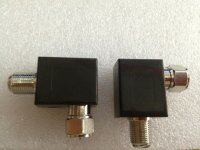 English system thread L type cable TV separator onboard box filter isolator coupler anti-interference lightning protection