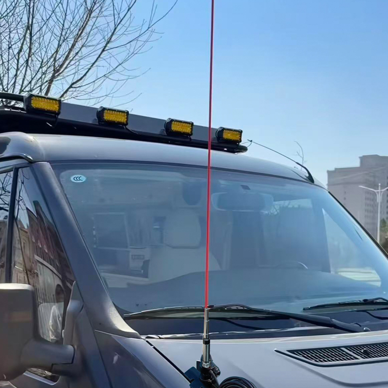 Soft Fiberglass Antenna with High Toughness, Car Front Hood, Off-Road Luggage Rack, Guide Rod Modification, Anti-Scratch Top