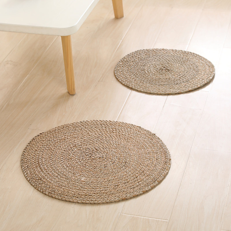 Pachu bushel cushion vine grass woven floor tatami Japanese style floating window bedroom to take a seat to the Buddha's meditation cushion ins