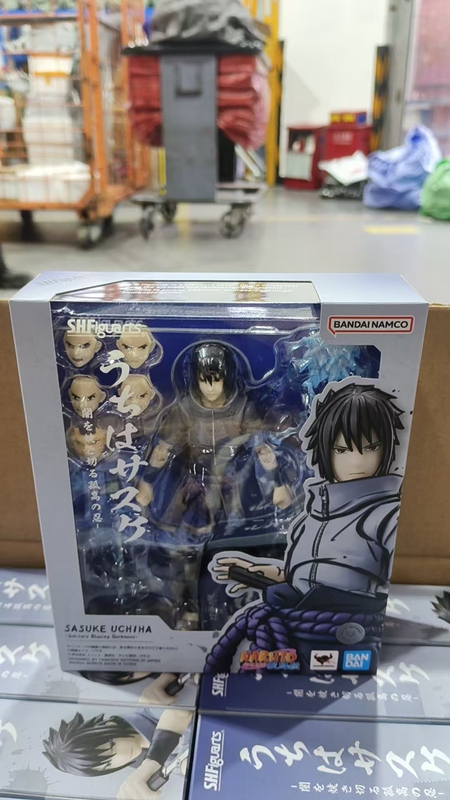 Bandai Shf Naruto Uchiha Sasuke, the Lonely Ninja Who Burns Away Darkness, Articulated Action Figure