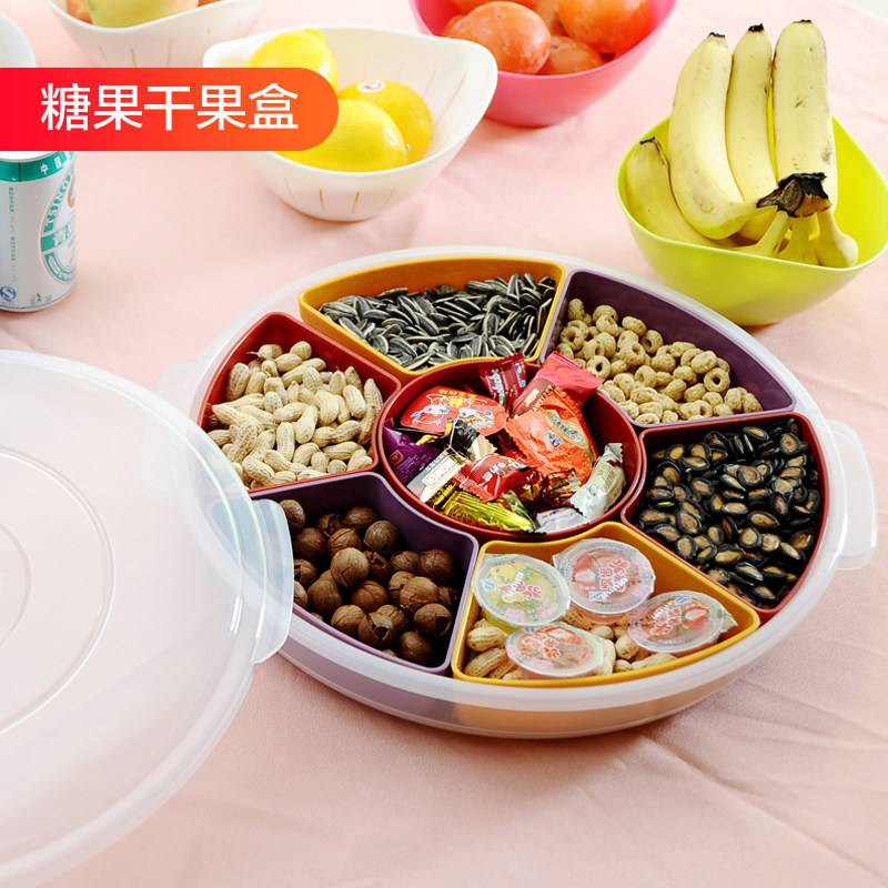 Japan SP SAUCE creative fruit basin Living room household fruit plate Coffee table tray Candy plate Dried fruit plate Fruit basket