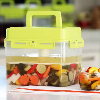 South Korea imported portable vacuum pickle box Kimchi pickle enzyme lemon one-night pickle jar sealed jar kimchi