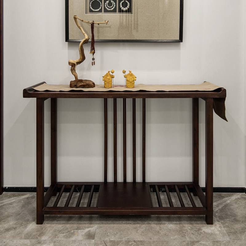 New Chinese Solid Wood Shuttle Modern Villa Modern House Decoration Cabinet Simple Small House Terminal Terminal Table