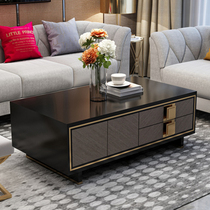 New Chinese Solid Wood Tea Table Zen of Modern Chinese Classical Antique Living Room Decoration Lockers Villa Furnishings