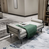 New Chinese solid wood bedroom Bed Tailstool Modern Villa-style Dining Room Your Courteslate tatami Tatami Cloakroom Changing Shoes stool