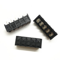 Fence-type wiring terminals HB825 backrest without cover 8 25mm 2P 5P 8P 10P 10P side feet flame retardant material