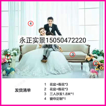 Childrens delivery real scene Production of their own assembly photography Photo studio store photo Nordic family portrait props