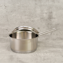 (F25) Foreign trade out of Germany Ws 16cm U type handle milk pan 18-10 stainless steel baby covegan pan