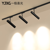 Long tube track light led spotlight Nordic tube length 30cm Open spotlight super bright COB clothing shop guide rail Light