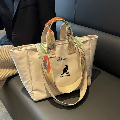 Кенгуру, модный вместительный и большой шоппер, сумка на одно плечо, в корейском стиле