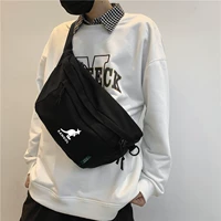 Кенгуру, черная нагрудная сумка