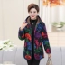 Áo khoác mẹ mùa đông, áo khoác, cộng với phân bón, tăng cashmere, cotton, áo sơ mi dài tay, áo khoác cotton nữ trung niên áo voan kiểu tuổi trung niên Phụ nữ cao cấp