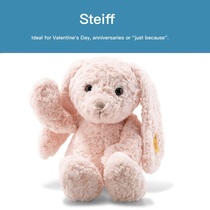 German steiff original genuine teddy bear friend pink large rabbit doll doll plush toy
