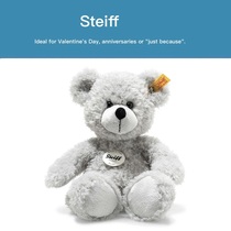 German steiff genuine teddy bear limited gray long-haired teddy bear doll plush toy