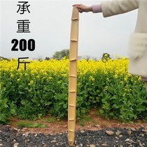 Bamboo pole water picker Bamboo picker Childrens pole Bamboo dustpan Handmade Nanzhu iron hook hemp rope props