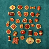 Агатовая подвеска, инкрустация камня, аксессуар, на удачу, серебро 925 пробы