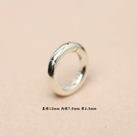 Серебряный, 12mm, 7.4mm