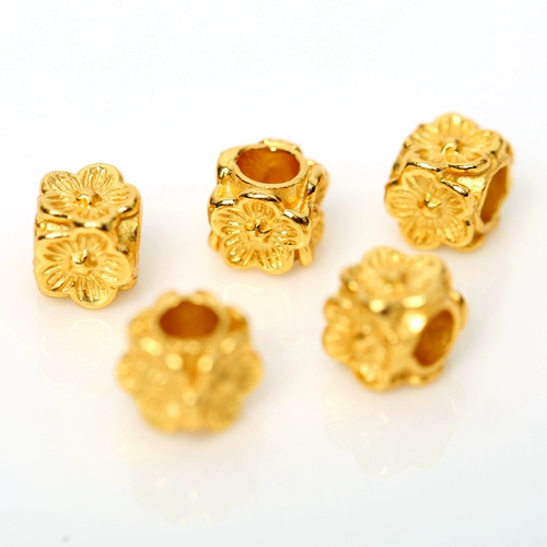 Квадратный браслет с одной бусиной, бусины, аксессуар, аксессуары, серебро 925 пробы, золото 24 карат