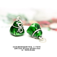 999 футов серебряных пельмени кулон