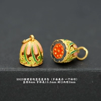 01# Серебряный сгоревший кулон лотоса лотоса