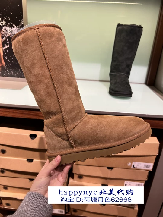Покупка сапог UGG для женщин 1016224 из австралийской овчины и волос, все в одном