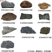 Personality Custom Simulation Marine Reef Three Lake Fish Tank Rock DIY Climbing and Scenery Green Dragon Stone Background Rainforest Decoration