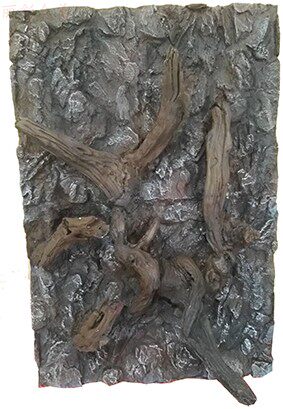 PU Background board 3d Solid water group Three lakes Pale Seawater Fish Tank Climbing Spotting Box Rainforest Building View Home Hotel Decorations