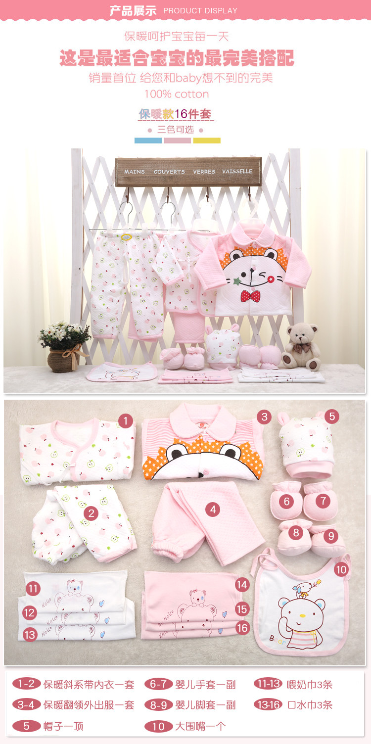 Coffret cadeau pour nouveau-né - Vêtements + Fournitures - Ref 1953137 Image 39