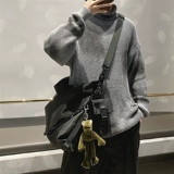 Сумка на одно плечо, вместительная и большая японская сумка через плечо, ремешок для сумки