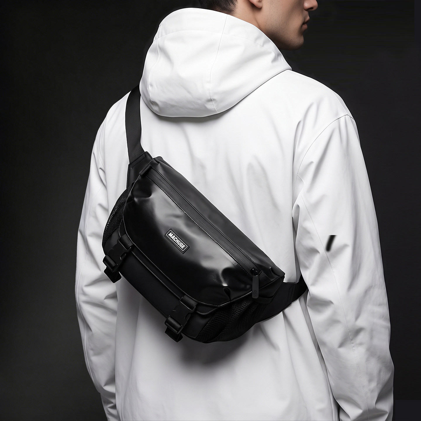 Stylish Crossbody Bag Functional Cycling Postman Backpack