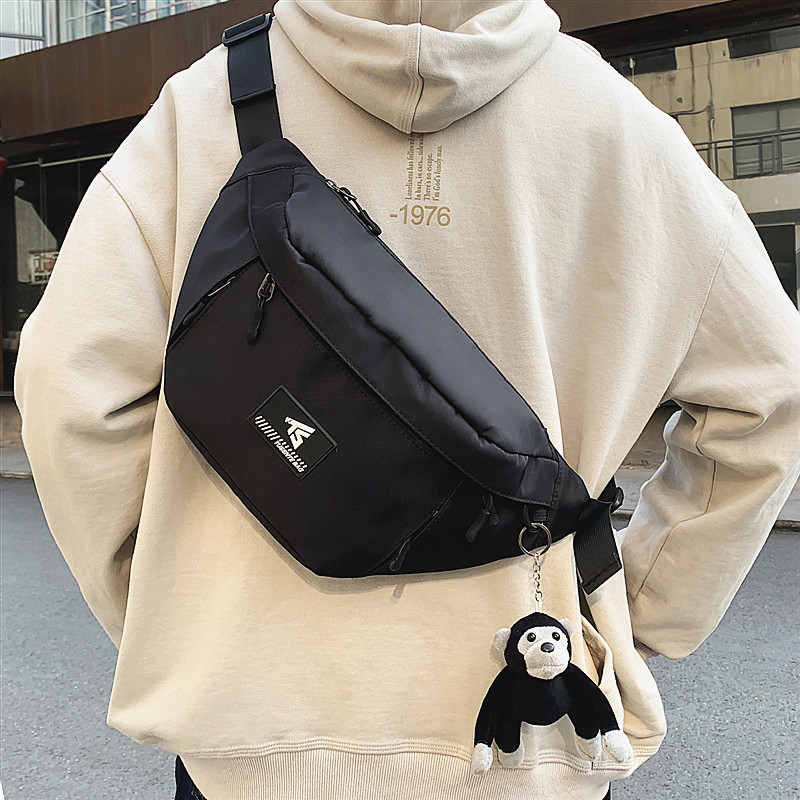 Chest Bag Men Ins Tide Cards Large Capacity Diagonal Satchel Casual Minima Single Shoulder Bag Boys Sport Pitched Scapegoat Purse