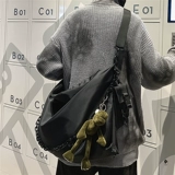 Сумка на одно плечо, вместительная и большая японская сумка через плечо, ремешок для сумки