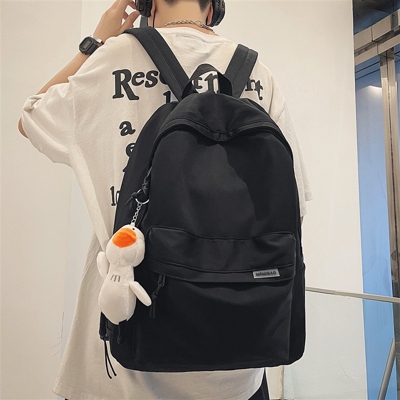 Boomer double shoulder bag Leisure 100 hitch a high school student high school student's school bag men's Chauer Tide Cool Campus Backpack-Taobao