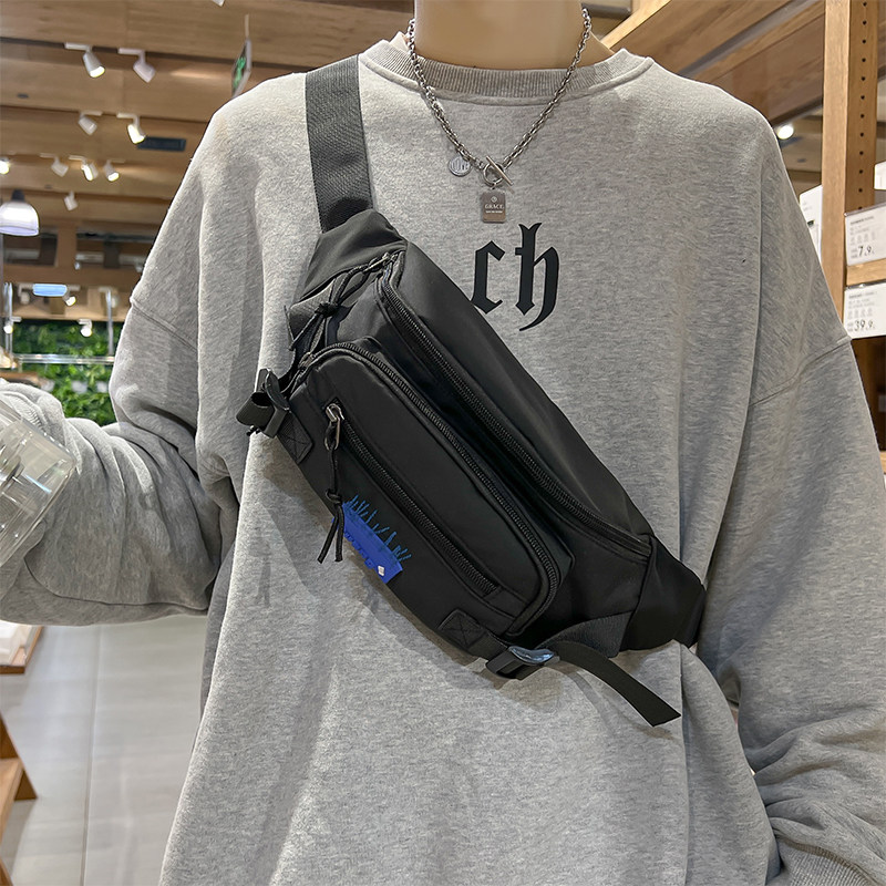 Chest Bag Mans Damp Bag Tooling Sloped Satchel Bag for men's Shoulder Bag Tide-Shoulder Bag Brief purse Single shoulder bag