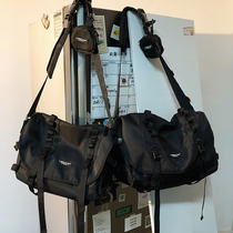 Workwear crossbody bag for men large capacity functional style boys backpack trendy Japanese style shoulder bag womens cycling bag