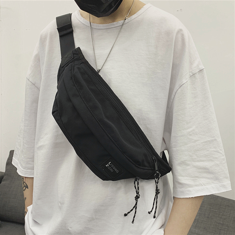 Chest Bag Men Ins Tide Card Sports Students Uni-Shoulder Bag Casual Boys Purse Skewed Satchel Satchel Bag Men