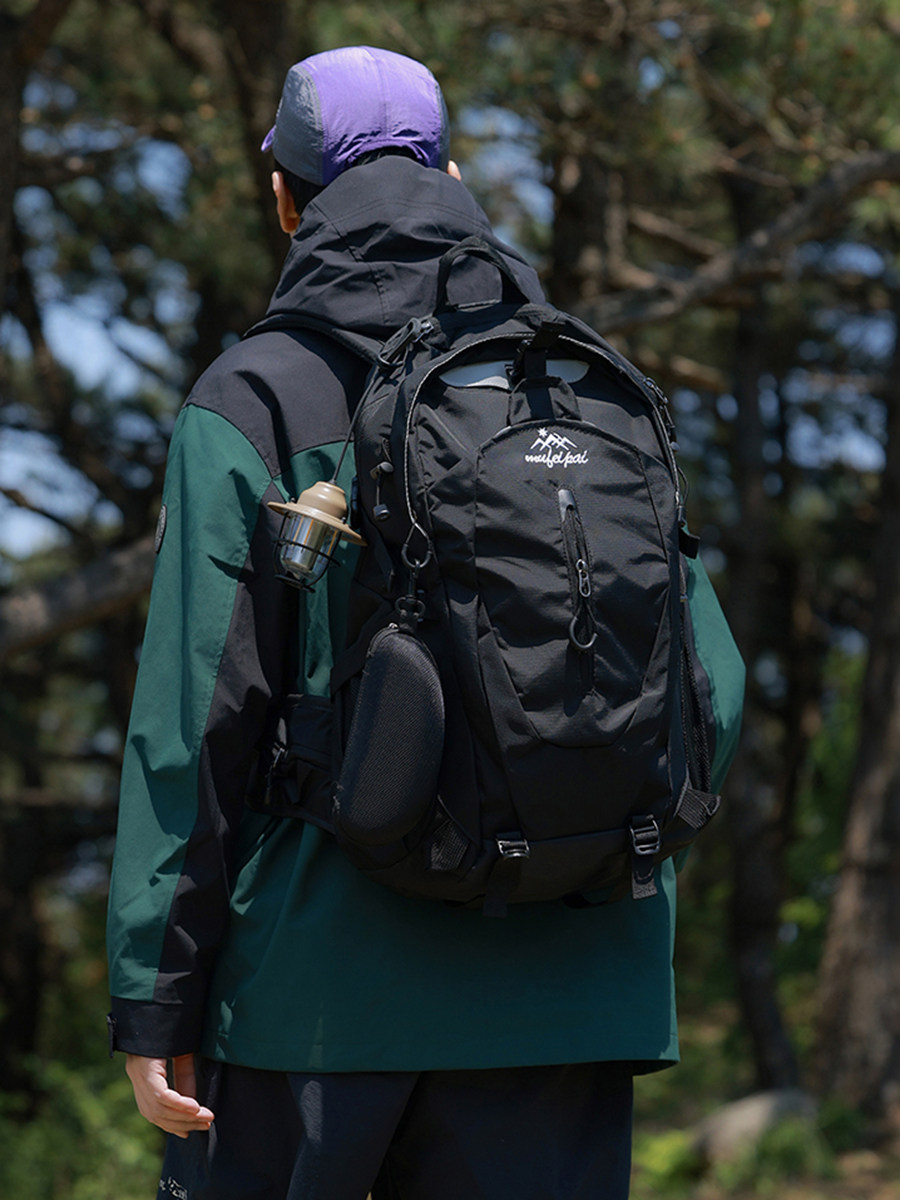 Mountaineering Bag Large Capacity 30L Travel Bag Backpack Women's Outdoor Sports Hiking Lightweight Travel Backpack Men's School Bag