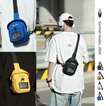Mens mobile phone bag small shoulder bag trendy brand mini bag womens casual sports small backpack chest bag crossbody bag shoulder bag