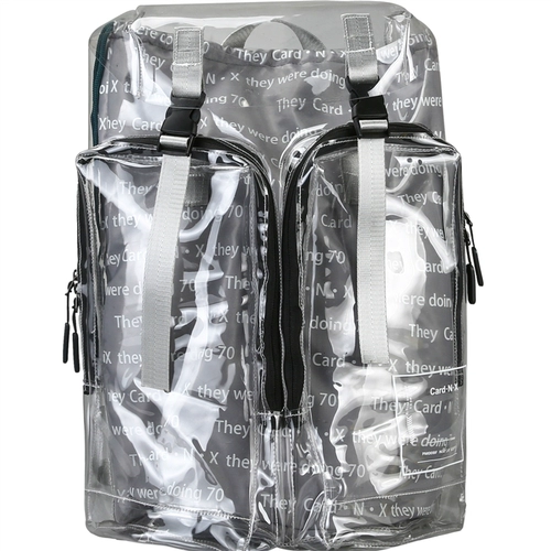 Светоотражающий трехмерный прозрачный вместительный и большой школьный рюкзак из ПВХ в стиле хип-хоп, европейский стиль