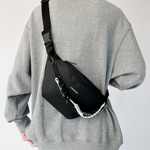 Niche trendy brand crossbody bag for men simple sports chest bag new mens bag trendy small shoulder bag student backpack for women