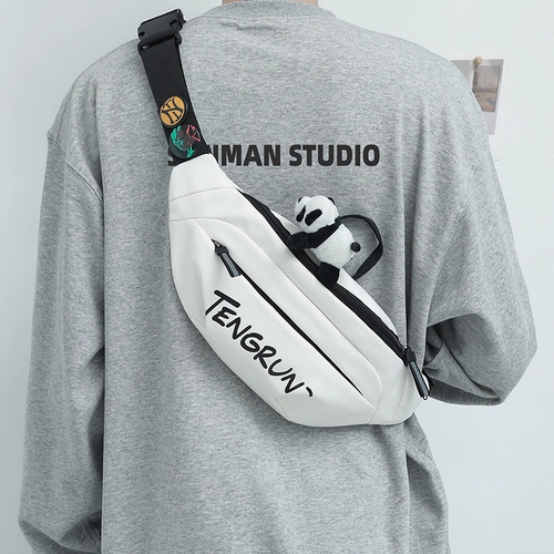 Сумка через плечо, мужская трендовая нагрудная сумка, спортивная поясная сумка, сумка на одно плечо, мобильный телефон