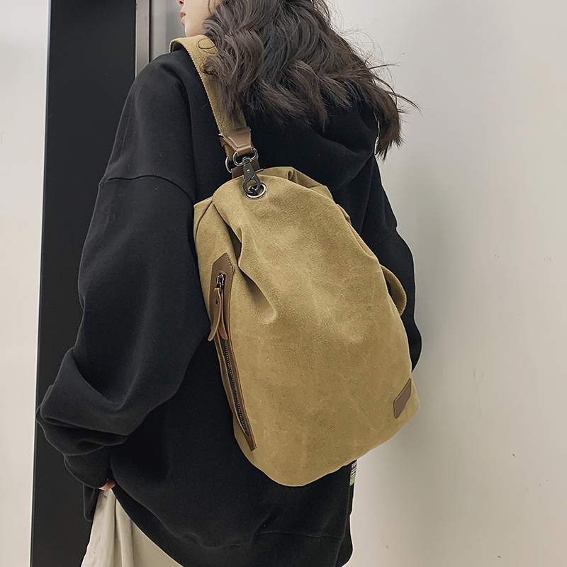 Canvas Bag for Men and Women, Large Capacity, Japanese Retro Crossbody Bag, Multifunctional Fashionable Shoulder Bag, Student Backpack, Shoulder Bag Canvas Bag for Men and Women, Large Capacity, Japanese Retro Crossbody Bag, Multifunctional Fashionable Shoulder Bag, Student Backpack, Shoulder Bag