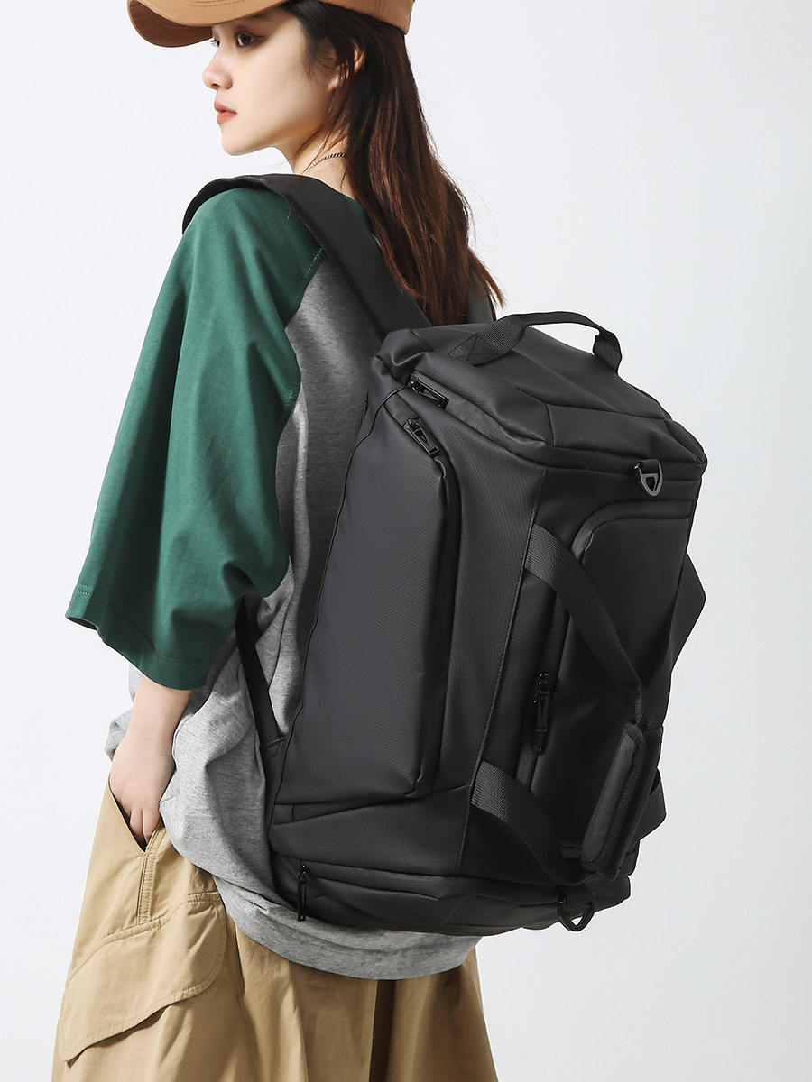 Short-Distance Travel Bag, Large-Capacity Sports Training and Fitness Bag, Dry and Wet Separation Portable Luggage Bag, Men's Backpack