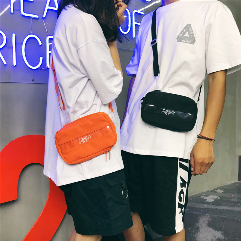 Bag Packs Women 2022 New Ins Superfire Bag Canvas Fashion Trampoline Men's Small SHOULDER BAG Single Shoulder Bag Oblique Satchel Bag