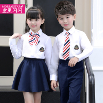 Childrens performance costumes kindergarten Garden uniforms Primary School students poetry recitation chorus performance clothes autumn boys and girls