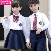 Child star shining boy performance clothes childrens dance clothes kindergarten performance clothes long sleeve dance clothes